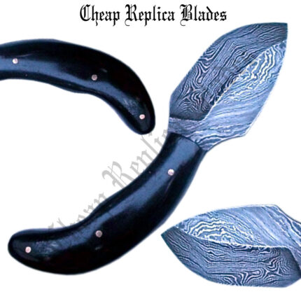 Boney Damascus Carbon Steel Knife-0