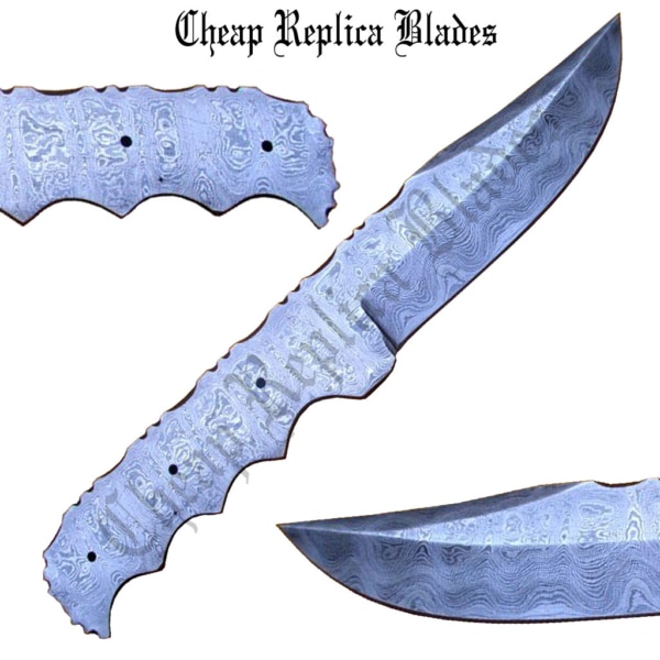 Damascus Blank Blade-0