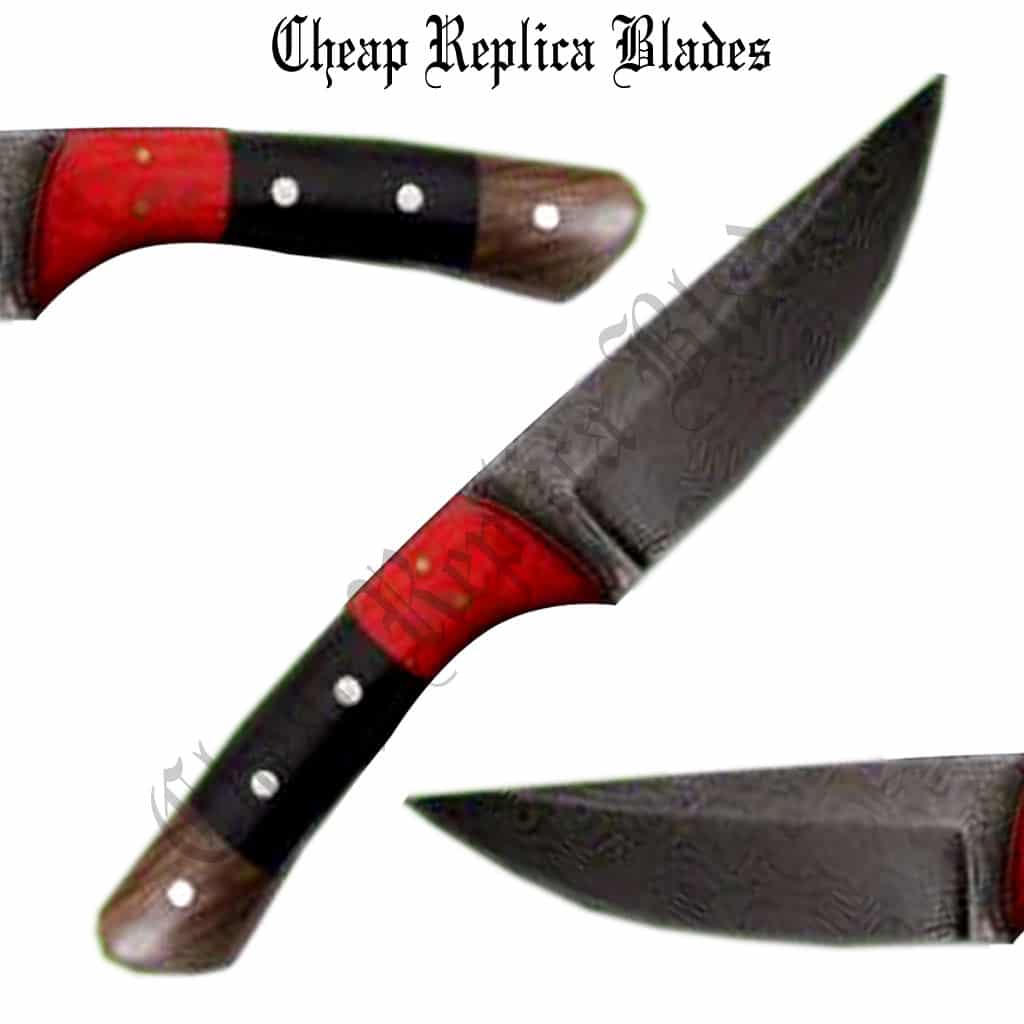 Damascus Hand Made Tang Pocket Knife-0