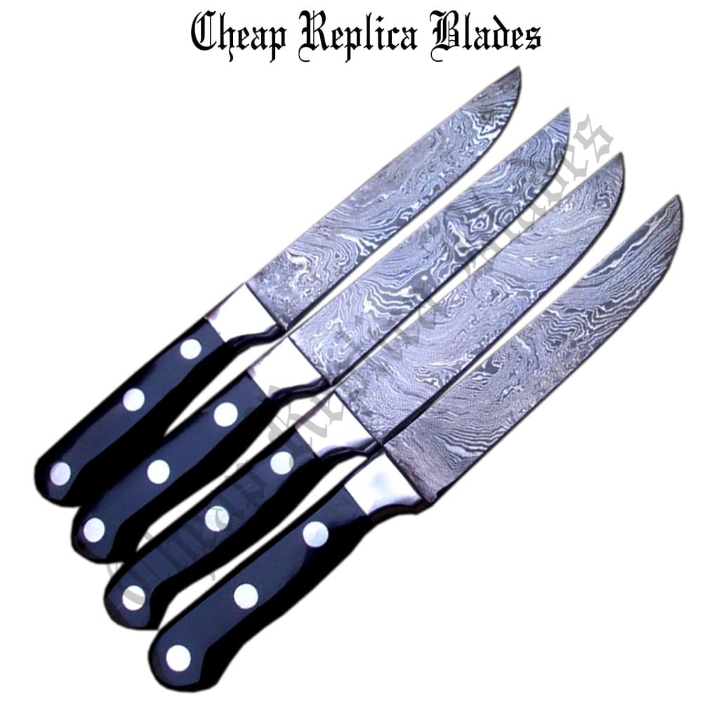 Damascus Steel Kitchen Knife Set-0