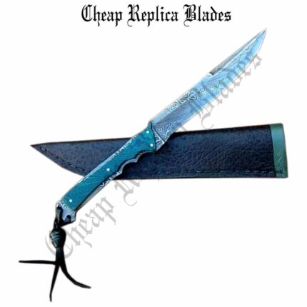 Full Tang Damascus Handmade Knife-0
