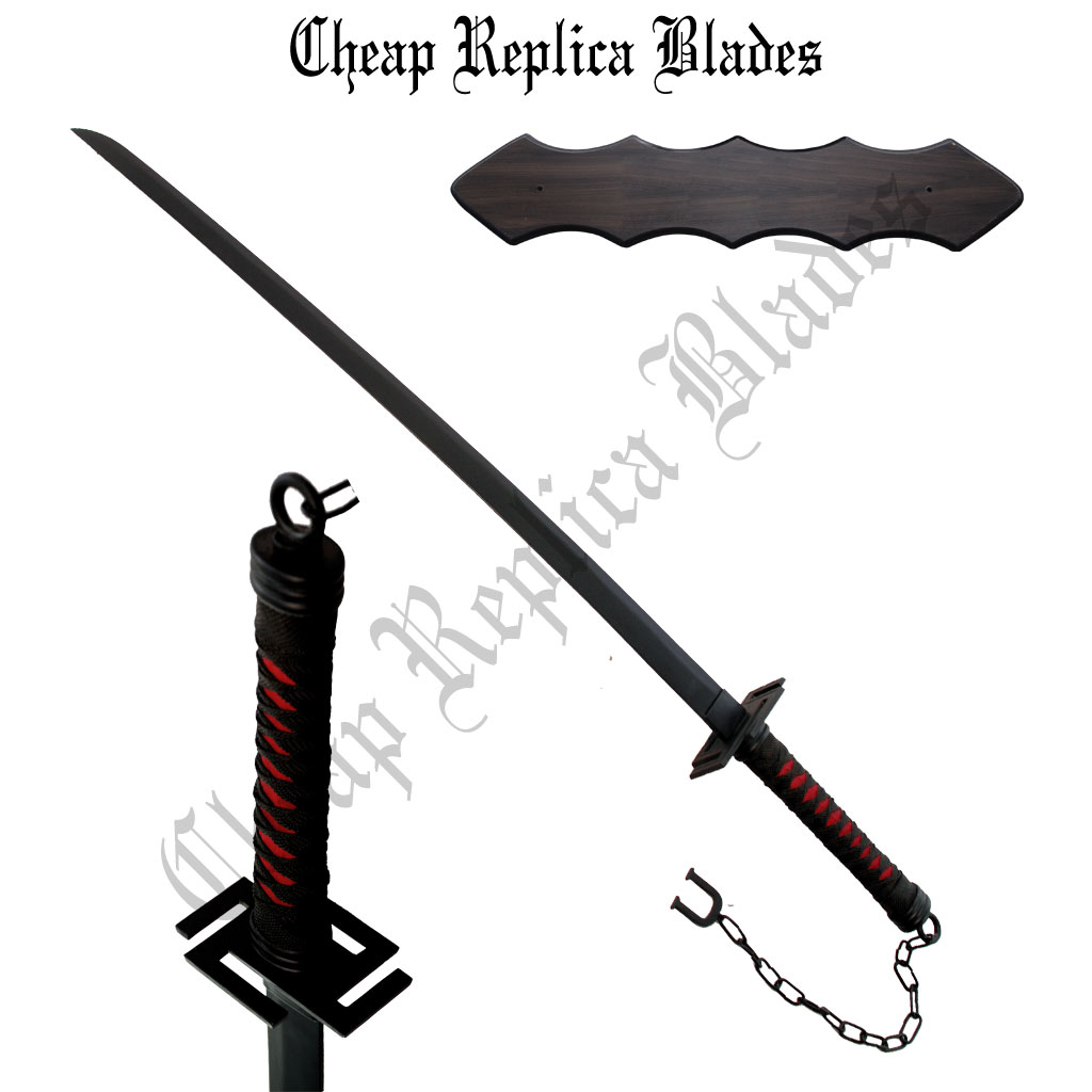 Bleach Ichigo Tensa Zangetsu Katana Sword-0