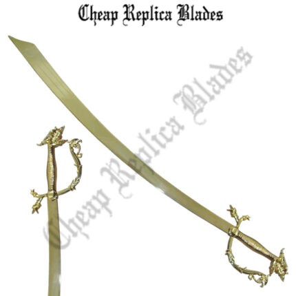 Belly Dance Dragon Scimitar Gold Sword