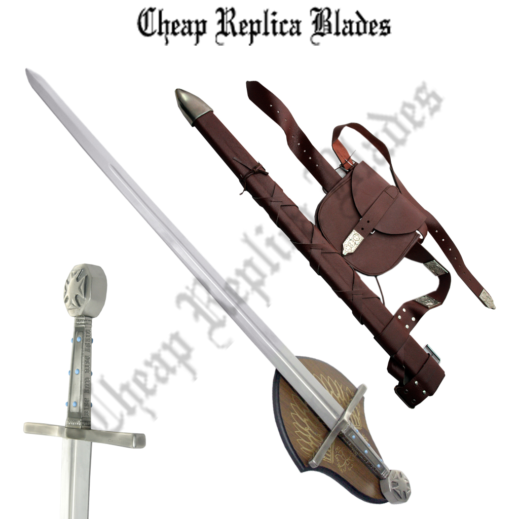 Sword of Robin Hood with Leather Sheath, Bag and Belt -0