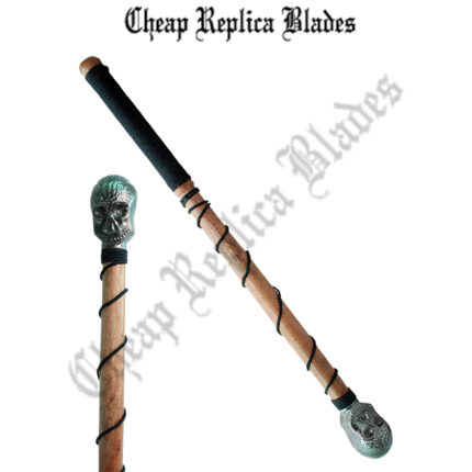 Wooden Skull Mace
