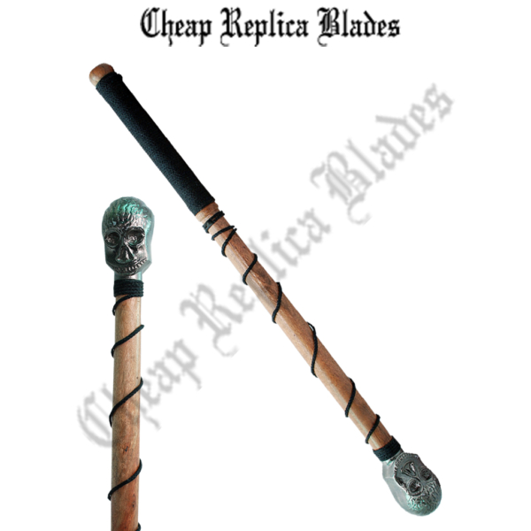 Wooden Skull Mace