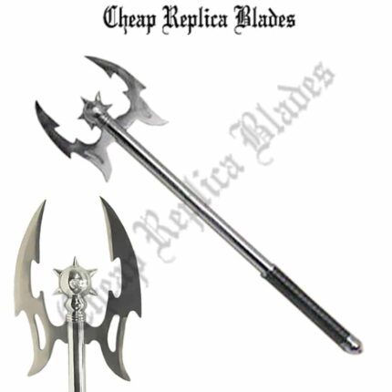 CRB-109 Medieval Battle Axe W- Spike Ball-0