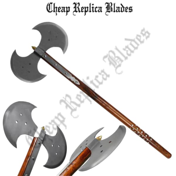 CRB-114 Medieval Double Blade Axe -0