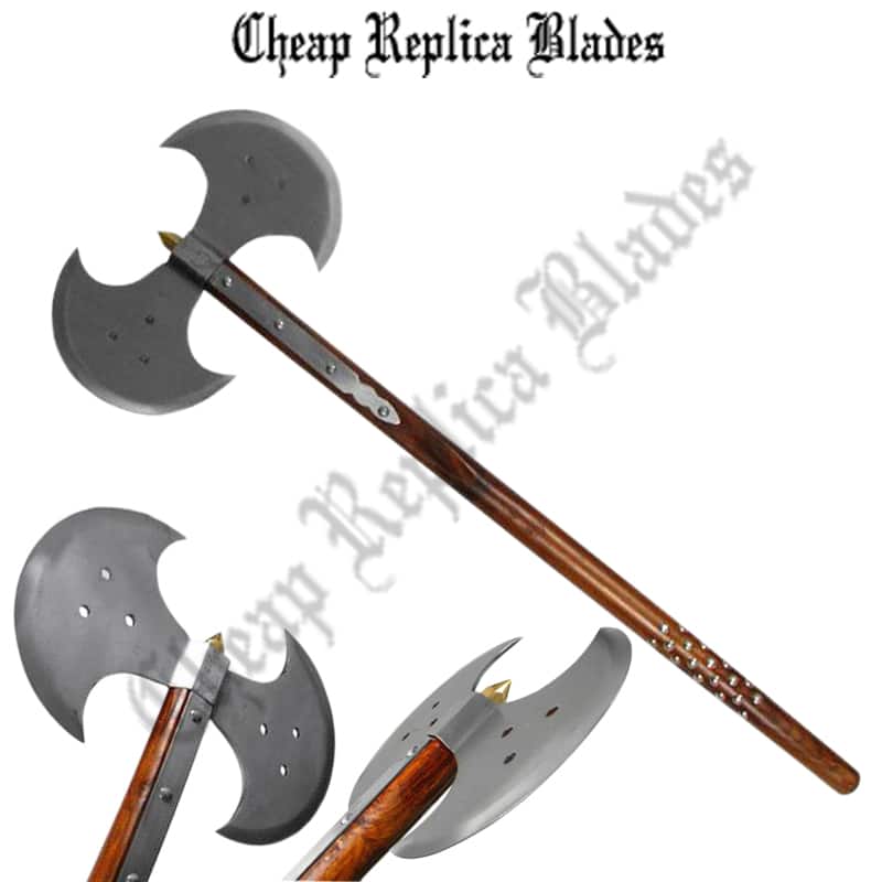 CRB-114 Medieval Double Blade Axe -0