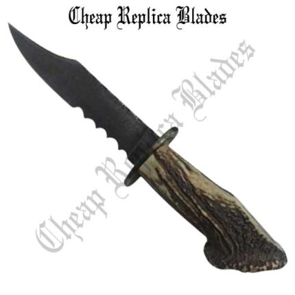 CRB-166 Supernatural Ruby Demon Killing Knife Damascus Blade-0