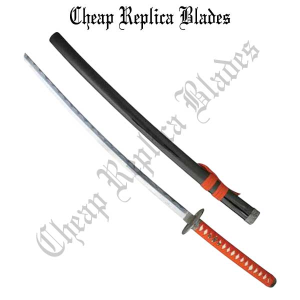 CRB-216 Rurouni Kenshin Anime Kenshin Reverse Blade Warrior Red Katana Sword-0
