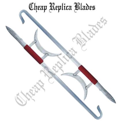 CRB-218 Combat Steel Tiger-Head Hook Swords-0