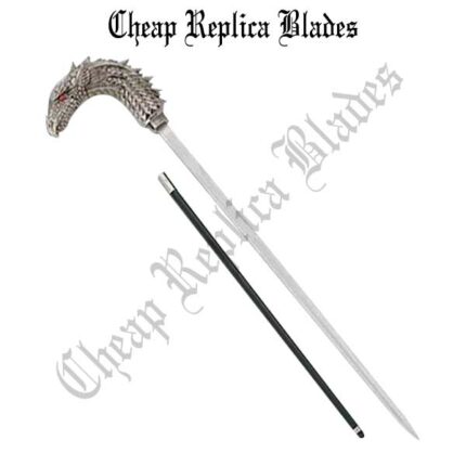 CRB-230 Dragon Serpent Walking Sword Cane-0