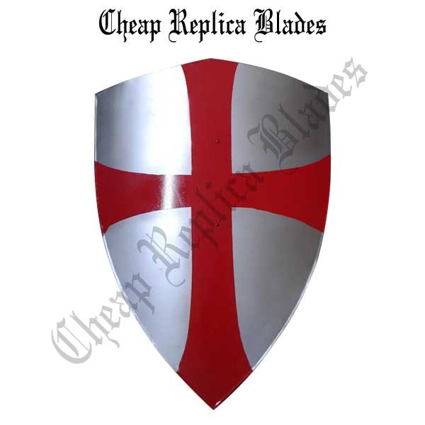 CRB-263 Medieval Templar Knights Red Cross Crusader Shield-0