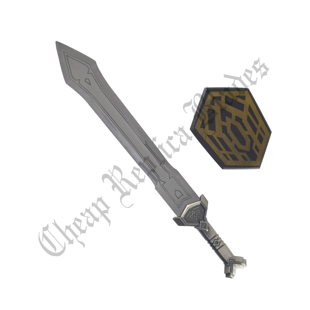 Sword of Thorin From Lord of The Rings With Free Wall Plaque