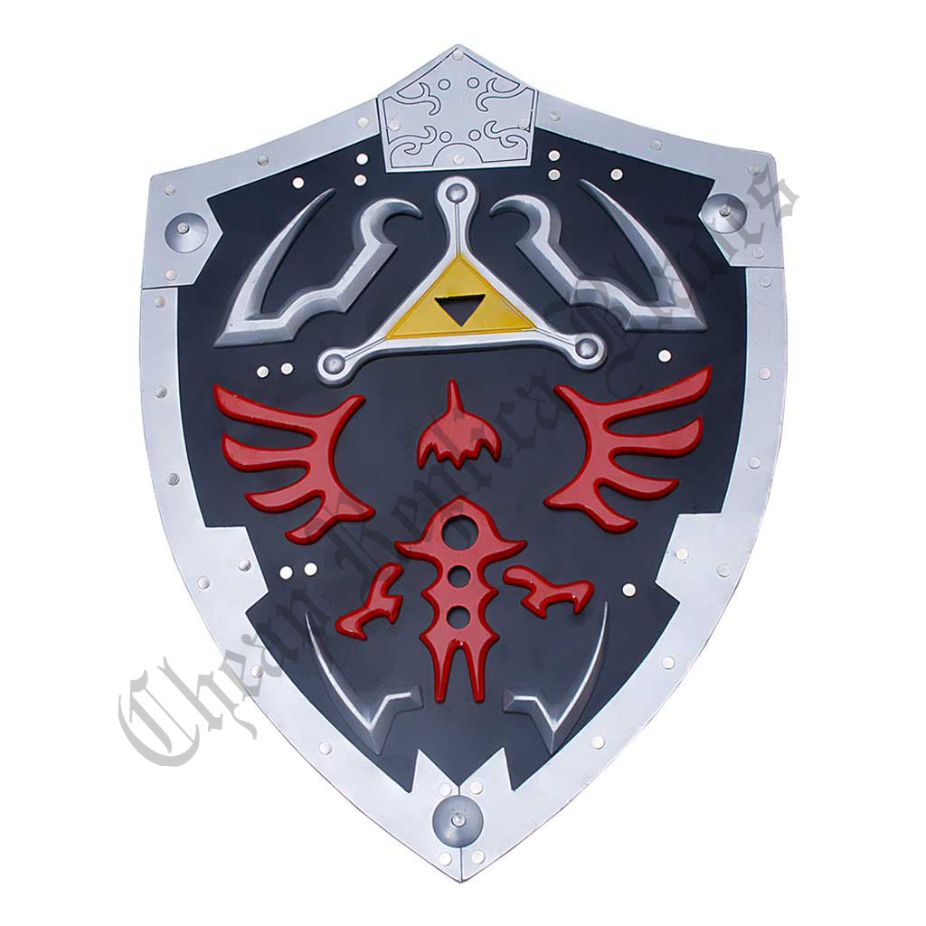 Hylian Black Shield from Zelda Video Game